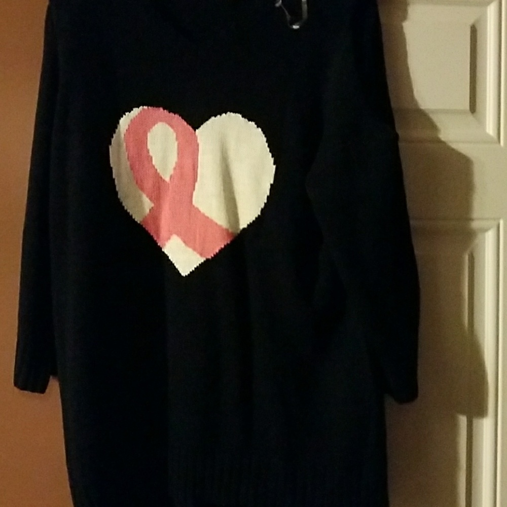 Black Breast Cancer Awareness sweater